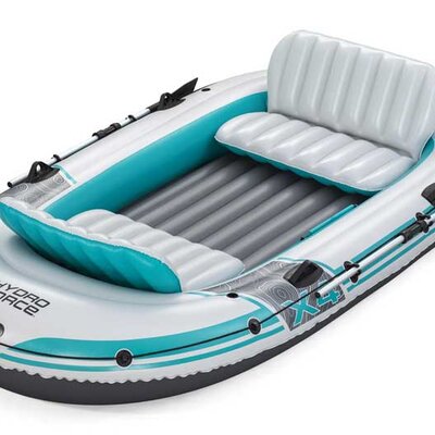Čamac na naduvavanje za 4 osobe sa veslima i pumpom Bestway Hydro-Force Adventure Elite X4 65158