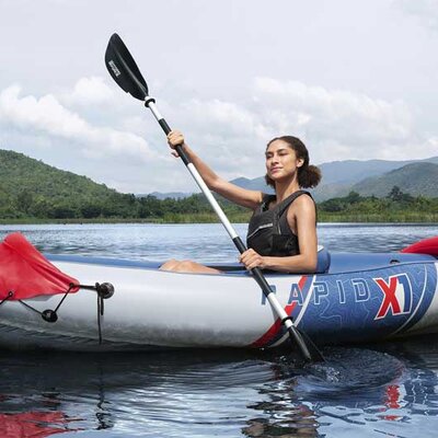 Kajak na naduvavanje sa veslom i pumpom Bestway Hydro-Force Rapid X1 65176