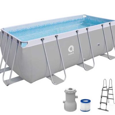 Avenli Montažni nadzemni bazen sa merdevinama i pumpom 400x200x99cm 7020L 26-371103