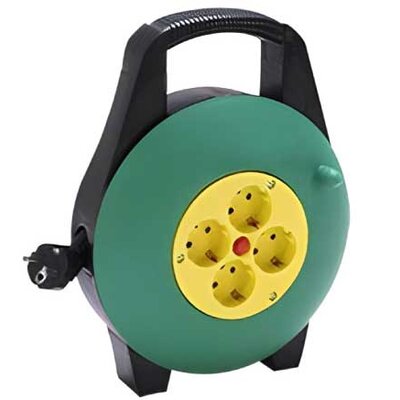 Iskra Produžni kabl na motalici sa 4 utičnice 5m 1.5mm2