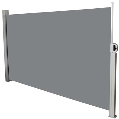 Bočna tenda Paravan za zaštitu od sunca i vetra 170 x 300 cm Siva
