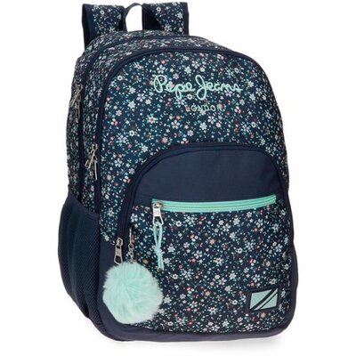 Školski ranac 44cm sa pregradom za tablet Pepe Jeans Alenka navy 67125