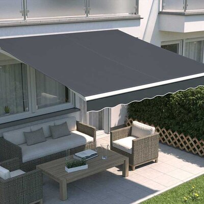 Tenda za Terasu 3 x 2.5 m sa podesivim nagibom Antracit