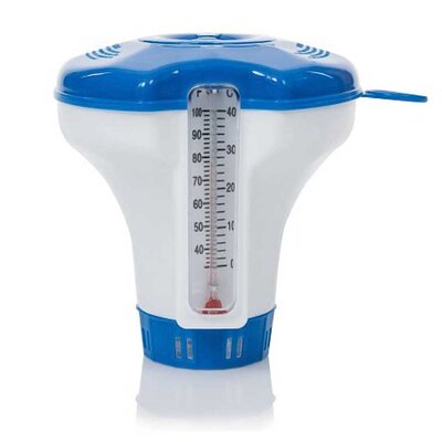 Jilong Plutajući dozator velikih tableta za bazene sa termometrom 398404