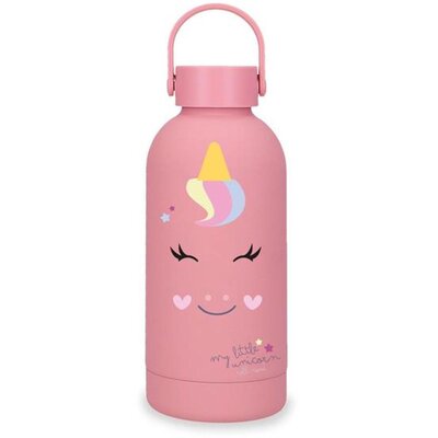 Termos boca 350ml 12-24h održavanje temperature Roll Road Happy Pets Unicorn pink 31831