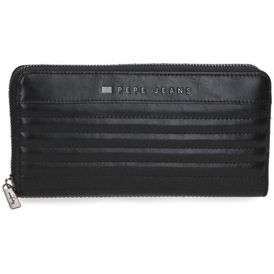Ženski novčanik 19cm Pepe Jeans Biker black 71585