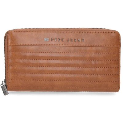 Ženski novčanik 19cm Pepe Jeans Biker brown 71585