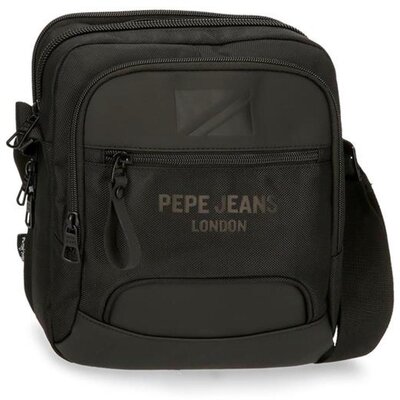 Muška torbica 27cm sa pregradom za tablet Pepe Jeans Bromley black 70657