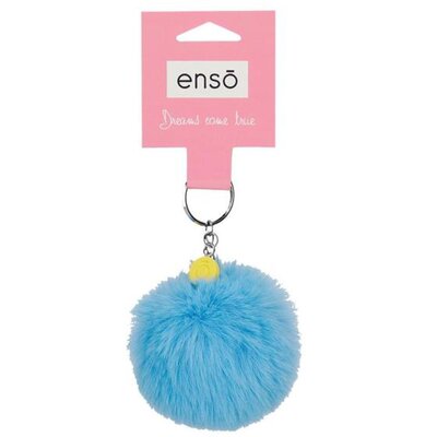 Privezak za ključeve torbu ranac Enso Pompon blue 94702