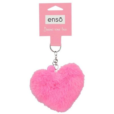 Privezak za ključeve torbu ranac Enso Heart orchid pink 94702