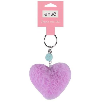 Privezak za ključeve torbu ranac Enso Heart lila 97402