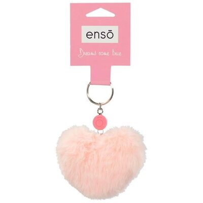 Privezak za ključeve torbu ranac Enso Heart light pink 97402