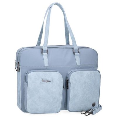 Ženska poslovna torba sa pregradom za laptop PJL Jana blue 71460