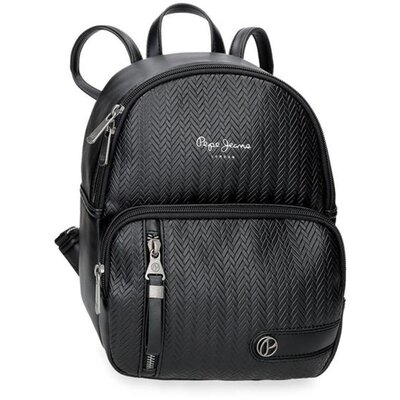 Modni ranac 25cm Pepe Jeans Sprig black 79120