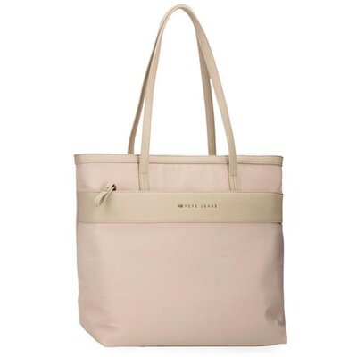 Ženska torba na rame sa pregradom za laptop Pepe Jeans Morgan beige 79275