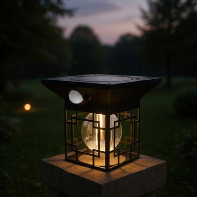 Solarna lampa Fenjer sa senzorom pokreta 5679