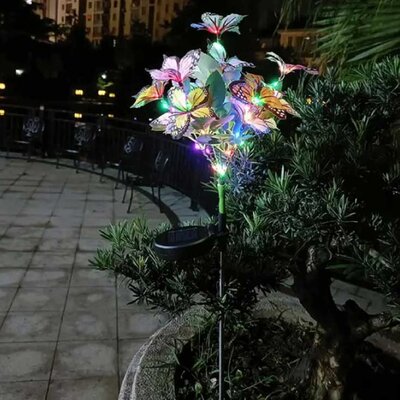 Solarna LED lampa sa leptirima 5824