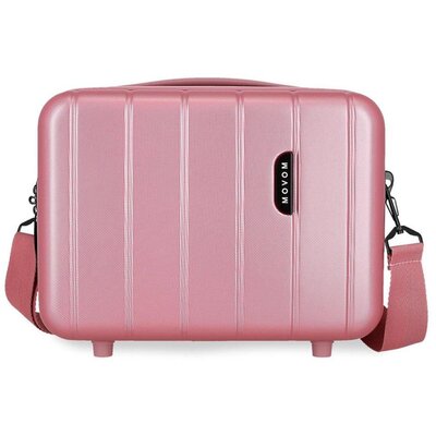 Kofer za šminku i kozmetiku Movom Wood pink 53139