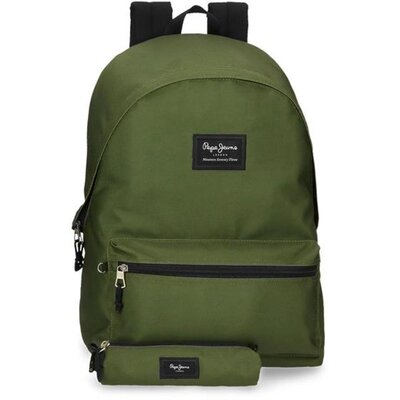 Školski ranac i pernica Komplet Pepe Jeans Aris dark green 63392