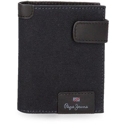 Kožni novčanik za muškarce 10cm PJL Hilltop teget 74112