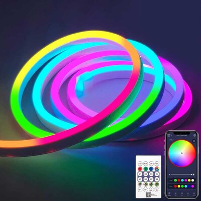 RGB LED traka 5m sa kontrolom rada preko aplikacije ili daljinskog upravljača 5877