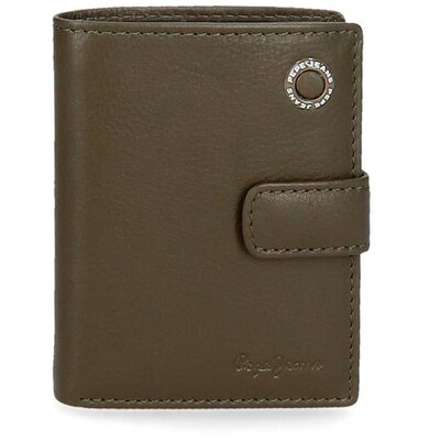 Novčanik od prirodne kože Pepe Jeans Badge green 73712