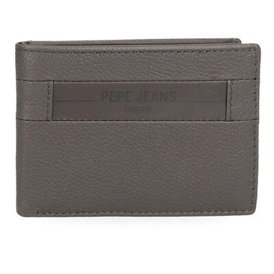 Muški kožni novčanik na preklop PJL Checkbox grey 78831