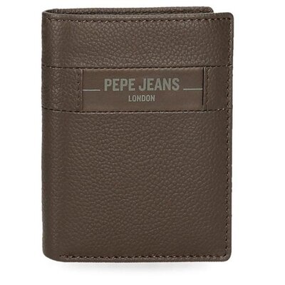 Novčanik za muškarce kožni Pepe Jeans Checkbox brown 78820