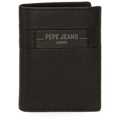 Muški kožni novčanik 10cm Pepe Jeans Checkbox black 78811