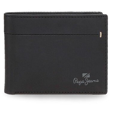 Muški novčanik od prirodne kože PJL Staple black 78471