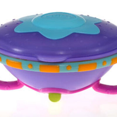 Nuby Wacky činija sa drškama i poklopcem ljubičasta N-5207