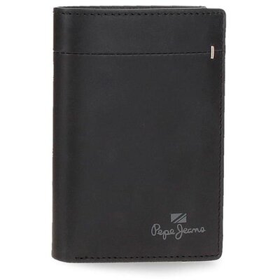 Muški novčanik od prirodne kože PJL Staple black 78420