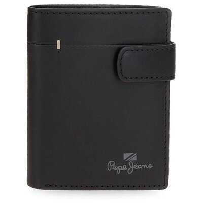Muški novčanik od prirodne kože PJL Staple black 78412