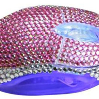 USB Optički Miš obložen cirkonima - Satzuma Diamond Mouse