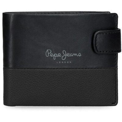 Kožni novčanik za muškarce Pepe Jeans Dual black 78333