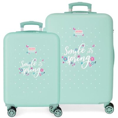 Koferi komplet 55cm i 70cm Roll Road Spring dream turquoise 40914