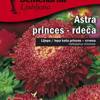 Seme Lepa Kata Princes - crvena - Callistephus chinensis 5 kesica 2276