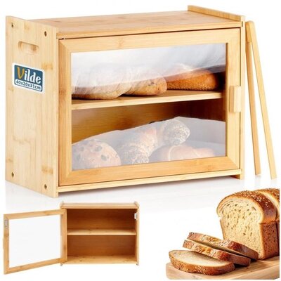 Kutija za hleb Bambus 2 Nivoa Vilde 229197