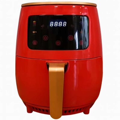 Friteza na vruć vazduh Quantek Q1301RD Air Fryer 6L 1600W Crvena