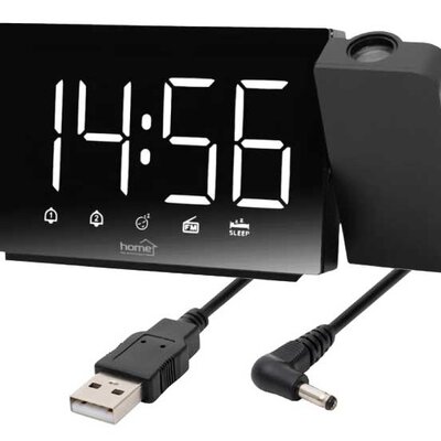 Digitalni stoni sat sa projektorom i FM radio prijemnikom USB Home LTCRP03