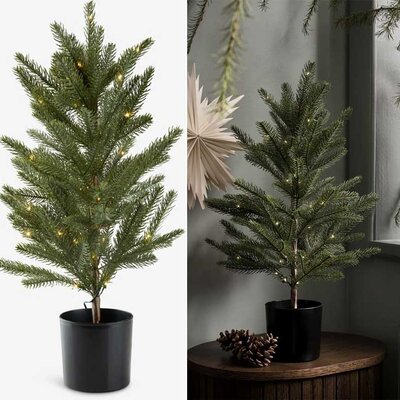 Novogodišnja jelka sa LED lampicama na baterije V60 Frost