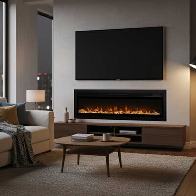 Električni 2u1 multikolor kamin 129cm 2000W Prosto EK503T/L