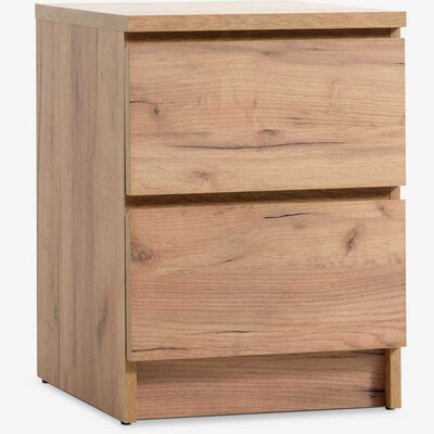 Noćni ormarić Lima 2 fioke Natur hrast