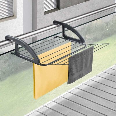 Sklopiva sušilica za veš za balkon ili radijator Metaltex Bries Onyx