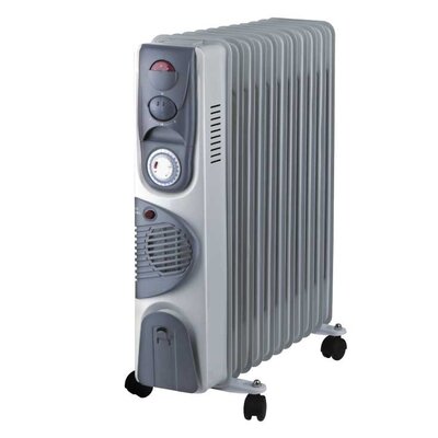 Uljani radijator sa ventilatorom i 11 rebara 2900W Prosto UR-B22FT-11E