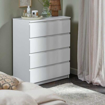 Komoda Sa 4 Fioke Angel Bela Boja