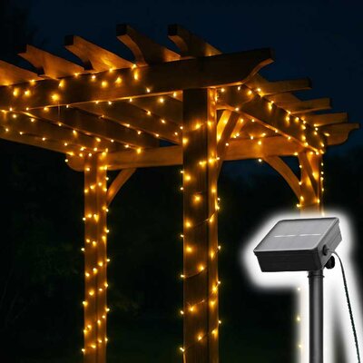 Niz od 100 toplo belih LED dioda sa solarnim napajanjem SLC100WW