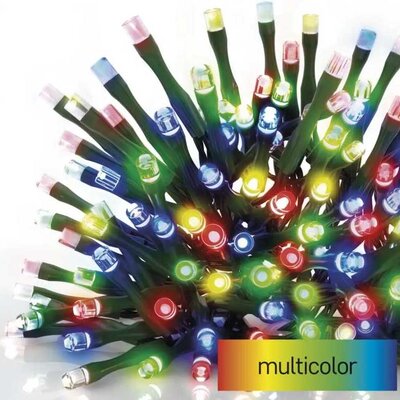 Novogodišnje multikolor lampice 120 LED 12m Sa tajmerom Emos D4AM23