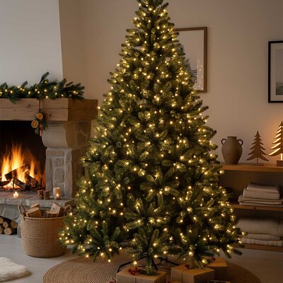 Jelka Sa Instaliranim Lampicama Crystal 210 cm