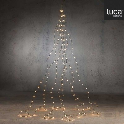 Lampice za jelku 256LED Toplo bele 1.6m Luca Lighting